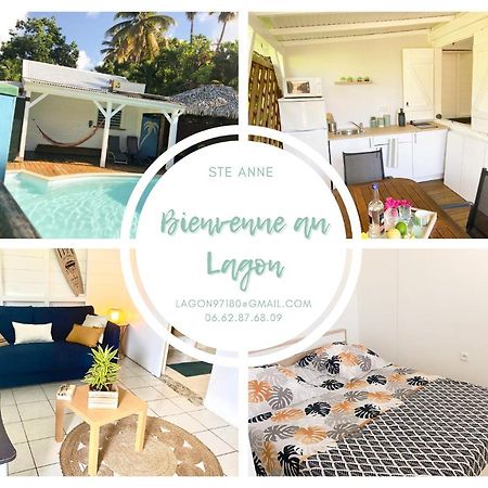 Lagon Sainte-Anne : Au Calme Et A 2 Pas Des Plages Экстерьер фото