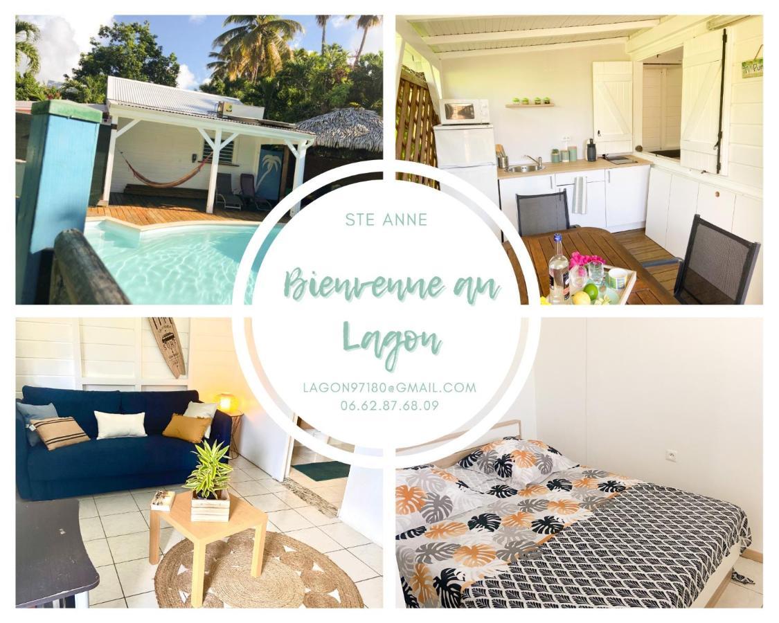 Lagon Sainte-Anne : Au Calme Et A 2 Pas Des Plages Экстерьер фото
